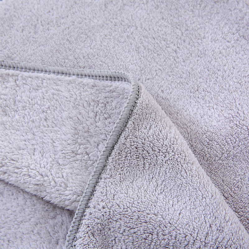 3 PACK (White, Pink, Gray) Adorable Animal-Themed Microfiber Snuggle Wraps Bath Towels for Toddlers & Kids – Fun, Soft, and Lightweight - BathBuddies LLC